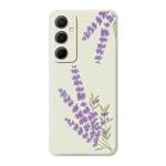 For Samsung Galaxy S21 Ultra 5G A Series Minimalist TPU Creative Painted Phone Case(White A0975)