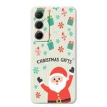 For Samsung Galaxy S21 Ultra 5G A Series Minimalist TPU Creative Painted Phone Case(White A0940)