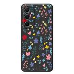 For Samsung Galaxy S21 Ultra 5G A Series Minimalist TPU Creative Painted Phone Case(Black A0944)