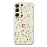 For Samsung Galaxy S21 Ultra 5G A Series Minimalist TPU Creative Painted Phone Case(White A0953)