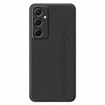For Samsung Galaxy S23 5G B Series Minimalist TPU Creative Painted Phone Case(Black A1004)