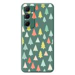 For Samsung Galaxy S23 5G B Series Minimalist TPU Creative Painted Phone Case(Green A0998)