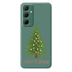 For Samsung Galaxy S22+ 5G B Series Minimalist TPU Creative Painted Phone Case(Green A0991)