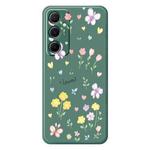 For Samsung Galaxy S21 5G B Series Minimalist TPU Creative Painted Phone Case(Green A1002)