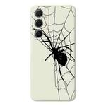 For Samsung Galaxy S21 Ultra 5G B Series Minimalist TPU Creative Painted Phone Case(White A1001)