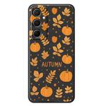 For Samsung Galaxy S23 5G C Series Minimalist TPU Creative Painted Phone Case(Black A1032)