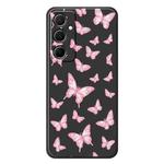For Samsung Galaxy S22+ 5G C Series Minimalist TPU Creative Painted Phone Case(Black A1033)