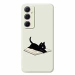 For Samsung Galaxy S20 C Series Minimalist TPU Creative Painted Phone Case(White A1013)