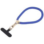 8mm Adjustable Gold Buckle Wrist Short Strap Anti-lost Mobile Phone Lanyard(Dark Blue)