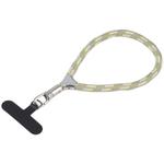 8mm Adjustable Silver Buckle Wrist Short Strap Anti-lost Mobile Phone Lanyard(Light Green Dot Color)