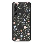 For Samsung Galaxy S22+ 5G D Series Minimalist TPU Creative Painted Phone Case(Black A1060)