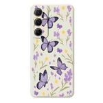 For Samsung Galaxy S22+ 5G E Series Minimalist TPU Creative Painted Phone Case(White A1061)