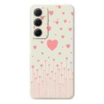 For Samsung Galaxy S22+ 5G E Series Minimalist TPU Creative Painted Phone Case(White A1072)