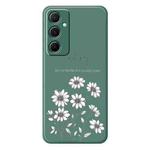For Samsung Galaxy S22+ 5G E Series Minimalist TPU Creative Painted Phone Case(Green A1083)