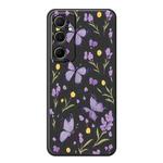 For Samsung Galaxy S21 5G E Series Minimalist TPU Creative Painted Phone Case(Black A1061)