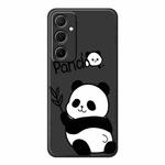 For Samsung Galaxy S21 5G E Series Minimalist TPU Creative Painted Phone Case(Black A1073)