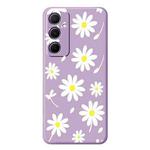 For Samsung Galaxy S20+ 5G E Series Minimalist TPU Creative Painted Phone Case(Purple A1068)