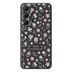 For Samsung Galaxy S22+ 5G F Series Minimalist TPU Creative Painted Phone Case(Black A1094)