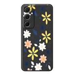 For Samsung Galaxy S21 5G F Series Minimalist TPU Creative Painted Phone Case(Black A1087)