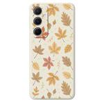 For Samsung Galaxy S21 Ultra 5G F Series Minimalist TPU Creative Painted Phone Case(White A1098)