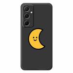 For Samsung Galaxy S23 5G G Series Minimalist TPU Creative Painted Phone Case(Black A1102)
