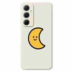 For Samsung Galaxy S21 5G G Series Minimalist TPU Creative Painted Phone Case(White A1102)