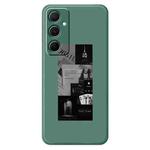 For Samsung Galaxy S21 5G G Series Minimalist TPU Creative Painted Phone Case(Green A1110)
