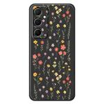 For Samsung Galaxy S21 Ultra 5G G Series Minimalist TPU Creative Painted Phone Case(Black A1112)