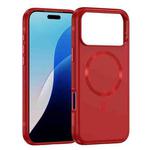For iPhone 17 Pro Imitation Original CD Texture Magsafe PC Hybrid TPU Phone Case(Red)
