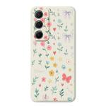 For Samsung Galaxy A52 5G / 4G A Series Minimalist TPU Creative Painted Phone Case(White A0955)