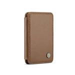 JEEHOOD J05 Double Folded RFID Magnetic Card Bag(Brown)