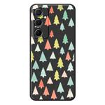 For Samsung Galaxy A15 4G / 5G B Series Minimalist TPU Creative Painted Phone Case(Black A0998)