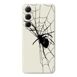 For Samsung Galaxy A34 5G B Series Minimalist TPU Creative Painted Phone Case(White A1001)