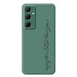 For Samsung Galaxy A13 5G B Series Minimalist TPU Creative Painted Phone Case(Green A1004)