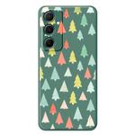 For Samsung Galaxy A13 5G B Series Minimalist TPU Creative Painted Phone Case(Green A0998)