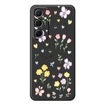 For Samsung Galaxy A52 5G / 4G B Series Minimalist TPU Creative Painted Phone Case(Black A1002)