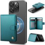 JEEHOOD J09 RFID Magnetic Buckle Card Bag(Green)