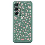 For Samsung Galaxy A06 5G / 4G G Series Minimalist TPU Creative Painted Phone Case(Green A1101)