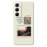 For Samsung Galaxy A26 5G G Series Minimalist TPU Creative Painted Phone Case(White A1107)