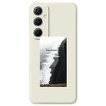 For Samsung Galaxy A36 5G G Series Minimalist TPU Creative Painted Phone Case(White A1106)
