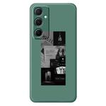 For Samsung Galaxy A23 5G / 4G G Series Minimalist TPU Creative Painted Phone Case(Green A1110)