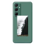 For Samsung Galaxy A14 4G / 5G G Series Minimalist TPU Creative Painted Phone Case(Green A1106)