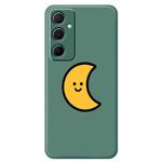 For Samsung Galaxy A53 5G G Series Minimalist TPU Creative Painted Phone Case(Green A1102)