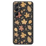 For Samsung Galaxy A56 5G F Series Minimalist TPU Creative Painted Phone Case(Black A1098)