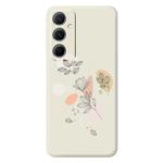 For Samsung Galaxy A26 5G F Series Minimalist TPU Creative Painted Phone Case(White A1089)