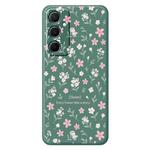 For Samsung Galaxy A25 4G / 5G F Series Minimalist TPU Creative Painted Phone Case(Green A1094)