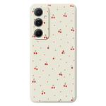 For Samsung Galaxy A33 5G F Series Minimalist TPU Creative Painted Phone Case(White A1096)
