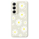 For Samsung Galaxy A14 4G / 5G E Series Minimalist TPU Creative Painted Phone Case(White A1068)