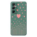 For Samsung Galaxy A14 4G / 5G E Series Minimalist TPU Creative Painted Phone Case(Green A1072)