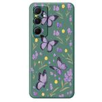 For Samsung Galaxy A53 5G E Series Minimalist TPU Creative Painted Phone Case(Green A1061)